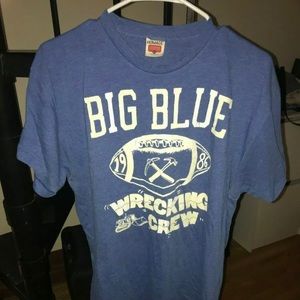 Homage Big Blue Wrecking Crew T Shirt - NY Giants